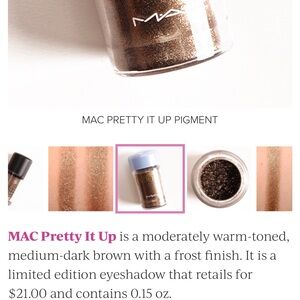 MAC Cosmetics Pretty It Up Pigment - Warm Brown
